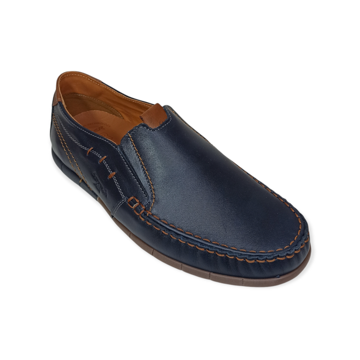 Ανδρικα δερμάτινα μοκασίνια Boxer