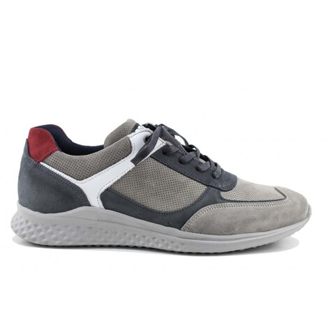 Ανδρικά Sneakers Δερμάτινα Road #17221 - Γκρι